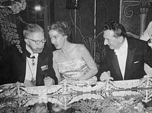 Gustaf VI Adolf and Alexander Prokhorov 1964
