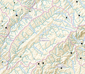 HUC 031300010303 - Mud Creekf