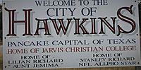 Hawkins, TX, welcome sign IMG 0300