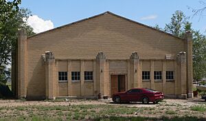Hinckley, Utah HS gym from W 2