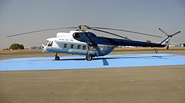 IAF Mi 8 for VIP Transport at Aero India 2013
