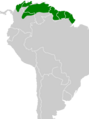 Icterus nigrogularis map