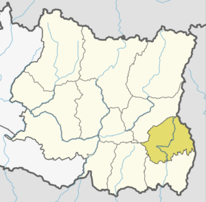 Location of Ilam