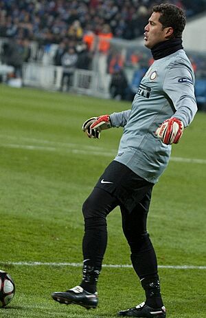 Júlio César in action with Inter