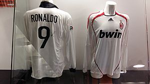 Jerseys of Ronaldo