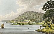 Joseph Lycett - Mount Nelson near Hobart Town (1825)