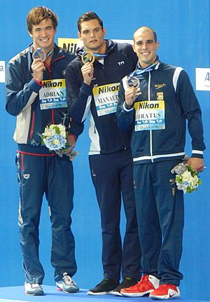 Kazan 2015 - Victory Ceremony 50m freestyle M