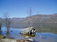 Lago de Sanabria desde la playa de los Enanos- Abril 2006