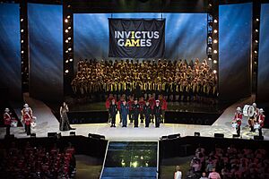 Laura Wright performs during the Invictus Flag Raising (37021670620)