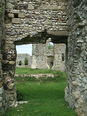 Lewes Priory cross view