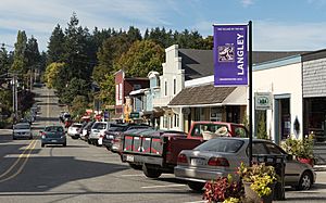 Main Street in Langley