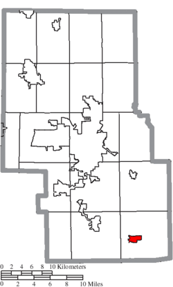 Location of Butler in Richland County