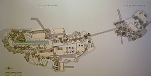 Mapa do arquipélado de San Simón