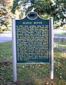 Maple River sign