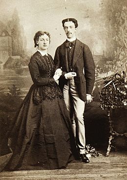 Maria Vittoria dal Pozzo with her husband