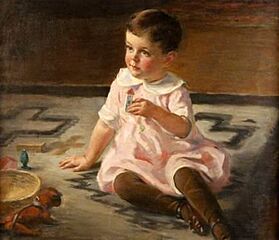 Mary Brewster Hazelton, Child with Toys, 1922