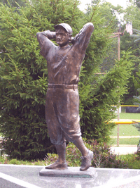 Mathewson statue