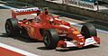 Michael Schumacher, Ferrari F2001 (8968595731) (cropped)