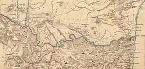 Military Map of Zulu Land (cropped to Natal frontier)