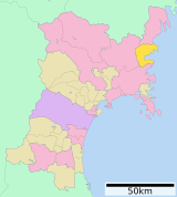 Minamisanriku in Miyagi Prefecture Ja