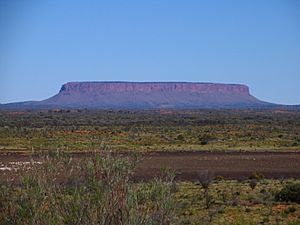 Mt Conner, seen from the road to Uluru
