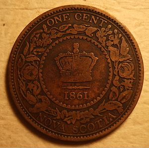 NOVA SCOTIA, VICTORIA, 1861 -ONE CENT a - Flickr - woody1778a
