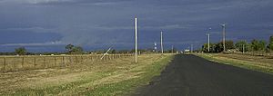 Narromine - Distance with Stormclouds