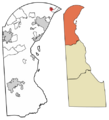 New Castle County Delaware Incorporated and Unincorporated areas Ardencroft Highlighted 1001530