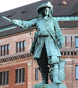 Niels Juel statue Copenhagen detail