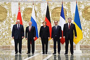 Normandy format talks in Minsk (February 2015) 03