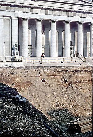Ohio State House 1963 Parking Garage Excavation 2