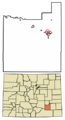 Otero County Colorado Incorporated and Unincorporated areas La Junta Gardens Highlighted 0842165