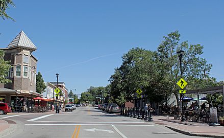 Main Street in Parker, Colorado