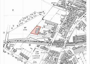 Parkshot Church Ordnance Survey Map 2nd Ed from 1896