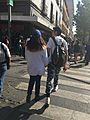 Paso de cebra en el centro de Ciudad de México