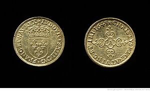 Piéfort de l'écu d'or, Louis XIII, 1643