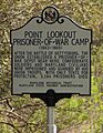 Point Lookout Prisoner of War Camp (American Civil War) Historical Marker Cropped