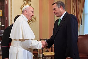 Pope Francis and Speaker Boehner