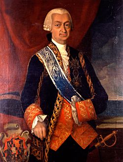 Retrato del teniente general de la armada Pedro Fitz-James Stuart y Colón de Portugal, marqués de San Leonardo (1791)