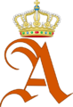 Royal Monogram of Queen Anna Pavlovna of the Netherlands
