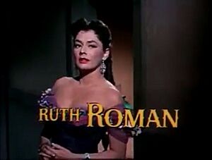 Ruth Roman in the trailer for the film Great Day in the Morning