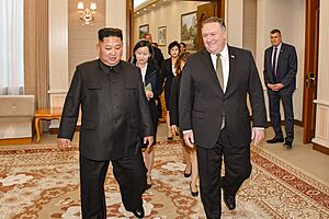 Secretary Pompeo and Chairman Kim Attend Working Lunch in Pyongyang (44430203414)