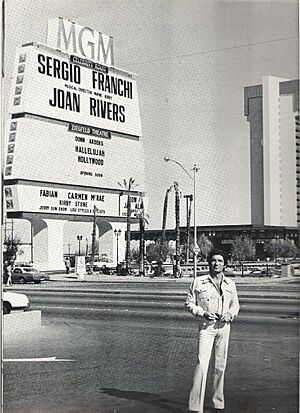 Sergio Franchi at MGM Grand Hotel, 1974