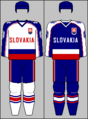 Slovak national team jerseys 1994 (WOG)
