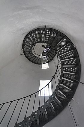 Staircase in Cape Bruny Lighthouse (30672866071)