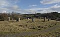 Stone Circle on Moorland walk at Foxglove Covert