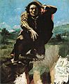 The Man Made Mad with Fear by Gustave Courbet