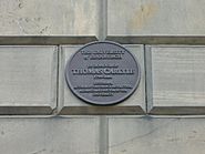 Thomas Carlyle plaque, Buccleuch Place - geograph.org.uk - 1419955