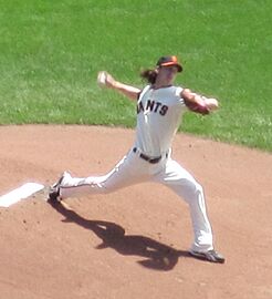 Tim Lincecum at Padres at Giants 2010-08-15 2