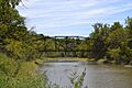 Tremaine Bridge, Hamilton County, Iowa, side view, facing south